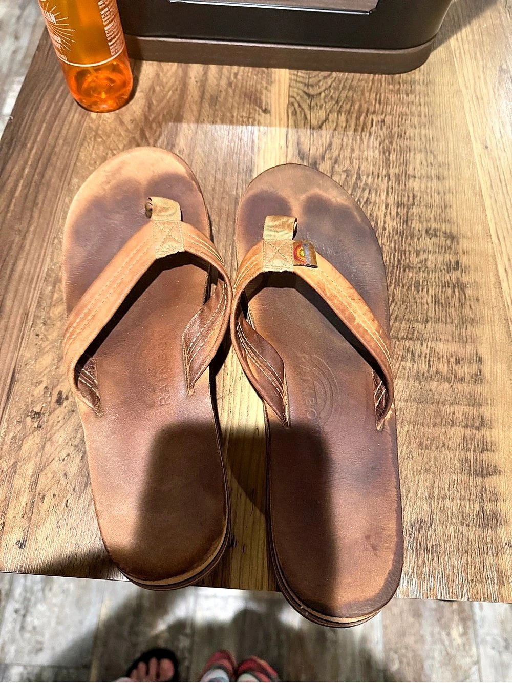 Rainbow Thong Sandals